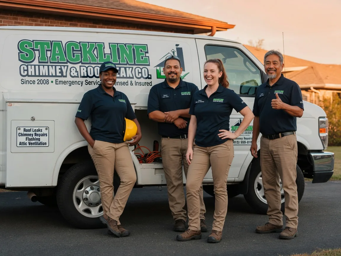 Chimney flashing repair company in Richardson, TX